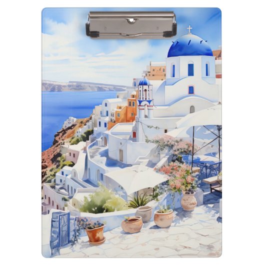 Santorini Klemmbrett (Vorderseite)