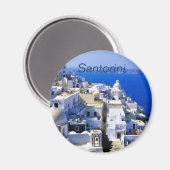 Santorini-Kühlschrankmagnet Magnet (Vorderseite/Rückseite)