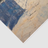 Santorini Lebende Blume Ölgemälde Seidenpapier (Ausschnitt)