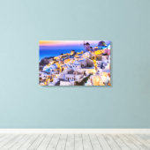 Santorini Leinwanddruck (Insitu (Holzboden))