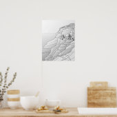 Santorini-Linie Zurück in die Zukunft Poster (Küche)