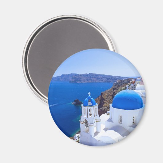 Santorini Magnet (Vorderseite/Rückseite)