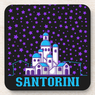 Santorini Memory.b Getränkeuntersetzer