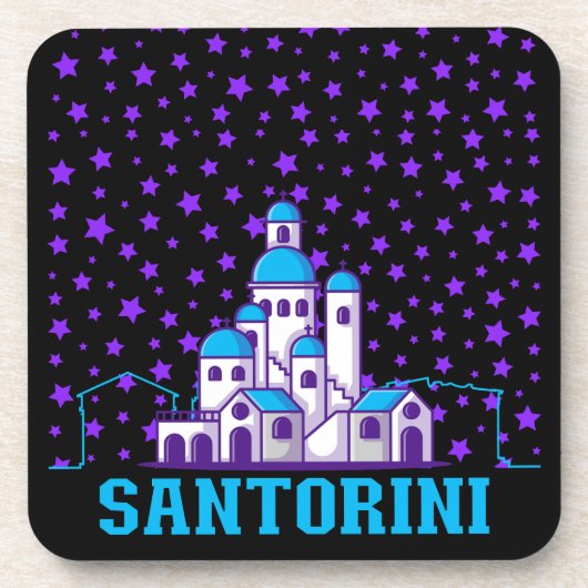 Santorini Memory.b Getränkeuntersetzer (Vorderseite)