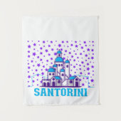 Santorini Memory.b Wandteppich (Vorderseite)