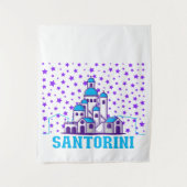 Santorini Memory.b Wandteppich (Vorderseite)