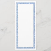 Santorini Menü Griechenland Hochzeit Griechisch Menükarte (Rückseite)