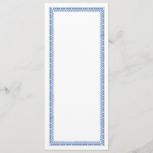 Santorini Menü Griechenland Hochzeit Griechisch Menükarte (Rückseite)