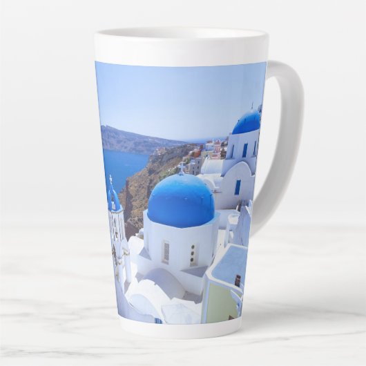 Santorini Milchtasse (Rechte Ecke)