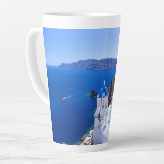 Santorini Milchtasse (Linke Ecke)