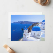 Santorini Mitteilungskarte (Vorderseite/Rückseite Beispiel)