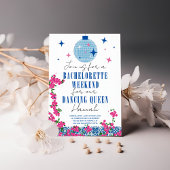 Santorini Musical Bougainvillea Bachelorette Einladung