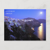 SANTORINI NIGHT POSTKARTE (Vorderseite)
