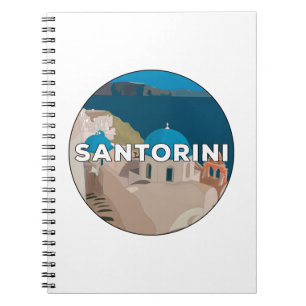Santorini Notizblock