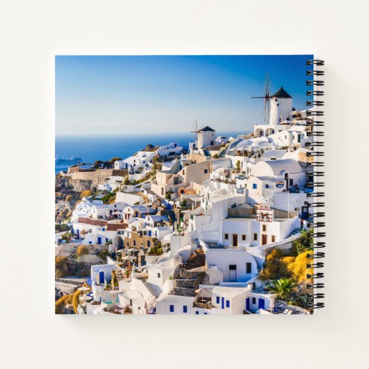 Santorini Notizbuch (Rückseite)