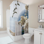 Santorini Oia #3 Duschvorhang (Beispiel)