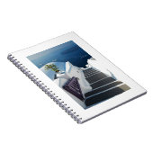 Santorini Oia Schritte, Griechenland Notizblock (Rechte Seite)