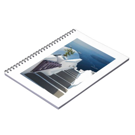 Santorini Oia Schritte, Griechenland Notizblock (Linke Seite)