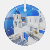 Santorini Ornament Aus Glas (Vorderseite)