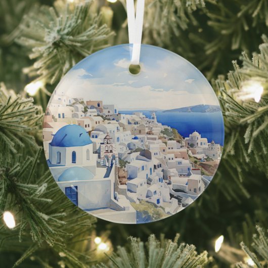 Santorini Ornament Aus Glas (InSitu)