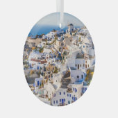 Santorini Ornament Aus Glas (Vorderseite Rechts)