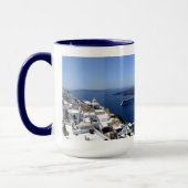 Santorini Panorama-Tasse Tasse (Links)