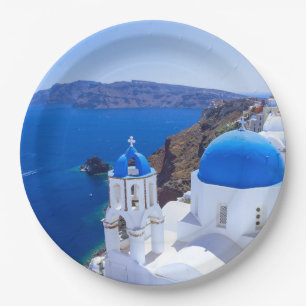 Santorini Pappteller