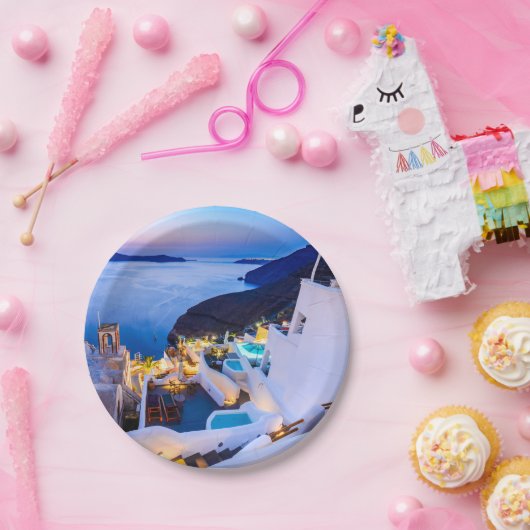 Santorini Pappteller (Party)