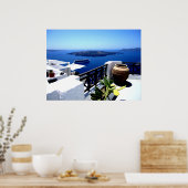 Santorini-Patio Poster (Küche)