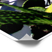 Santorini-Patio Poster (Ecke)