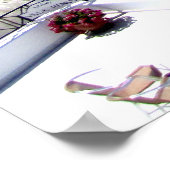 Santorini-Patio Poster (Ecke)