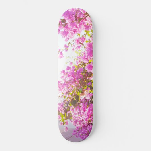 Santorini Pink Blume Dream #1 #wall #art Skateboard (Vorderseite)