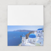 Santorini Platzkarte (Außenseite Aufgefaltet)