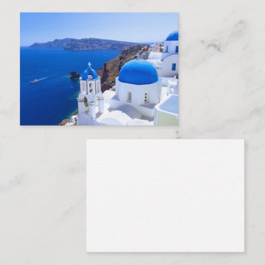 Santorini Platzkarte (Vorne/Hinten)