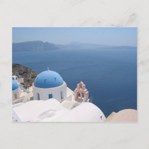 Santorini Postcard Postkarte