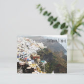 Santorini Postcard Postkarte (Stehend Vorderseite)