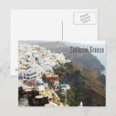 Santorini Postcard Postkarte (Vorne/Hinten)