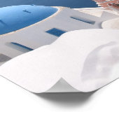 Santorini Poster (Ecke)
