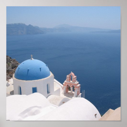 Santorini Poster (Vorne)