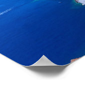 Santorini Poster (Ecke)