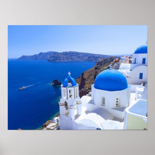 Santorini Poster (Vorne)