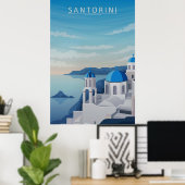 Santorini Poster (Heimbüro)