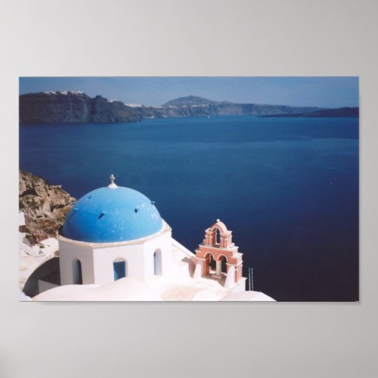 Santorini Poster (Vorne)
