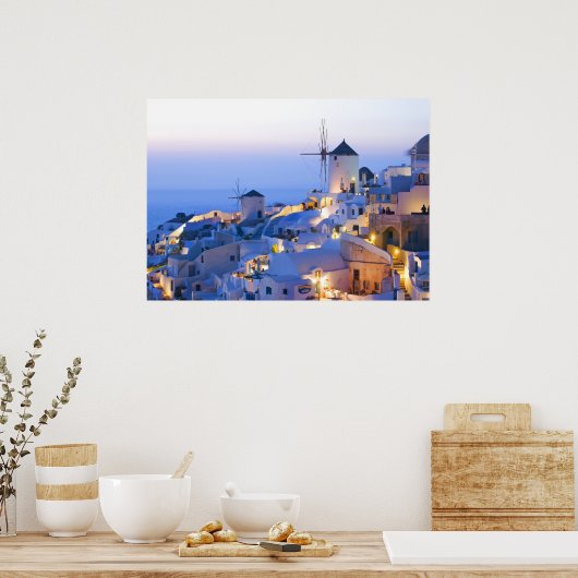 Santorini Poster (Küche)