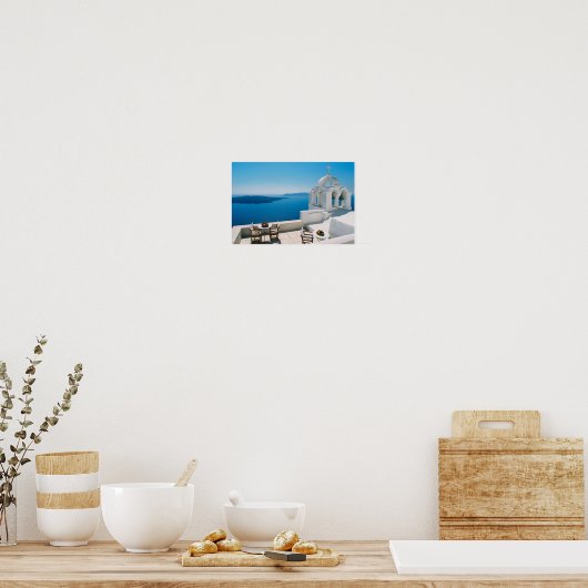 Santorini Poster (Küche)