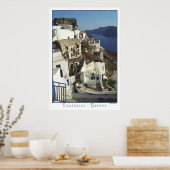Santorini Poster (hohe Auflösung) (Küche)
