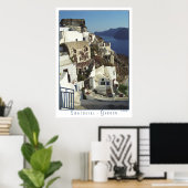 Santorini Poster (hohe Auflösung) (Heimbüro)