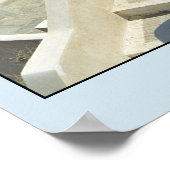 Santorini Poster Print (Filmfotografie) (Ecke)