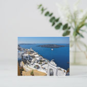 Santorini Postkarte (Stehend Vorderseite)