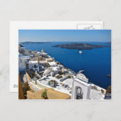 Santorini Postkarte (Vorne/Hinten)